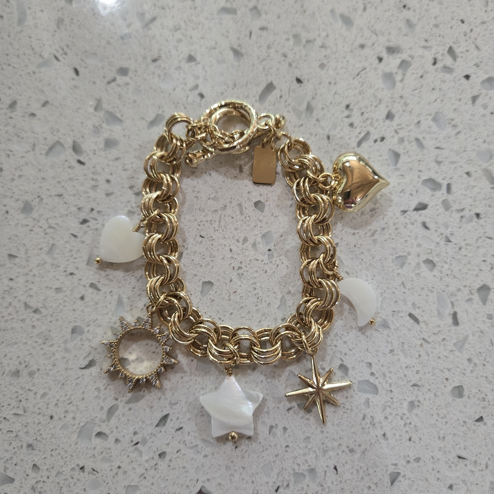 Luna Norte Toggle Charm Bracelet